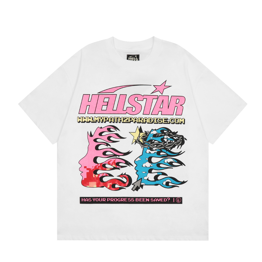 Hellstar Pixel T-Shirt White
