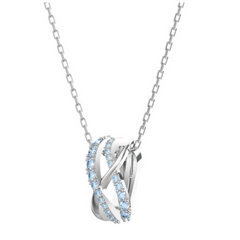 Svarowski Twisted Rows Crystal Blue