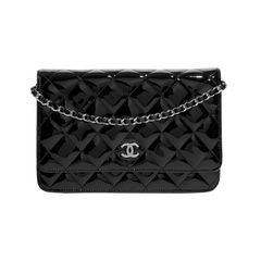 Chanel On Chain Wallet Black Leather