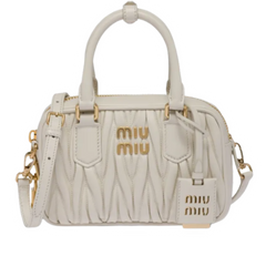 Miu Miu Arcadie Matelasse Nappa Leather Bag