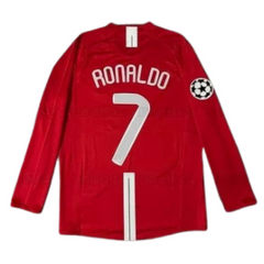 Manchester United 2008/09 Home Long Sleeve `"Nr.7 Ronaldo"