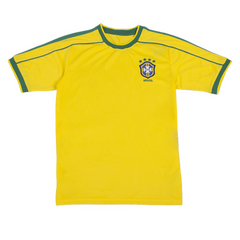 Brazil 1998 Home Jersey Yellow