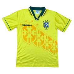 Brazil 1994 Home Jersey Yellow