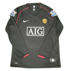 Manchester United 2007/08 Long Sleeve Away Jersey