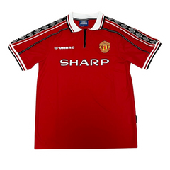 Manchester United 1998/99 Short Sleeve Home Jersey Red