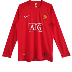 Manchester United 2007/08 Short Sleeve Home Jersey