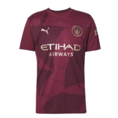 Manchester City 2024/25 Away Jersey Red