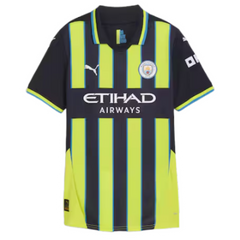 Manchester City 2024/25 2. Guest Jersey Blue & Yellow