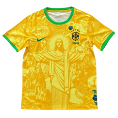 Brazil x Jesus Christ Jersey Yellow