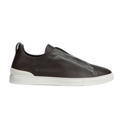 Zegna Triple Stitch Sneaker Brown