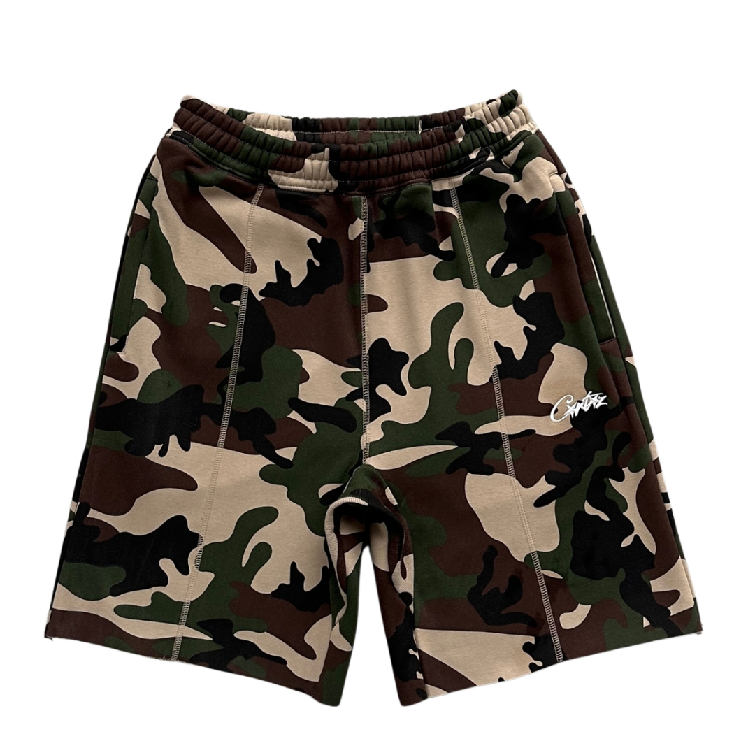 Corteiz HMP Raw Hem Shorts Camouflage