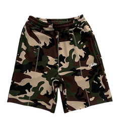 Corteiz HMP Raw Hem Shorts Camouflage