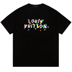 Louis Vuitton Colored Balls T-Shirt Black