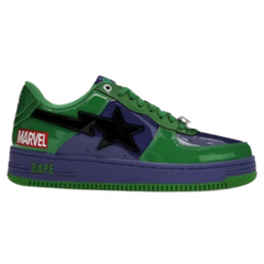 Bape Bapesta Low M2 Marvel The Hulk