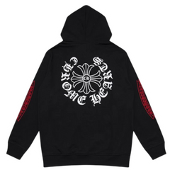 Chrome Hearts Hoodie White & Red Print