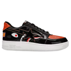 Bape Bapesta Low Mad Shark Black & Orange