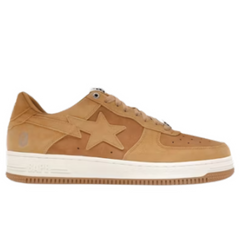 Bape Bapesta Low Beige Suede
