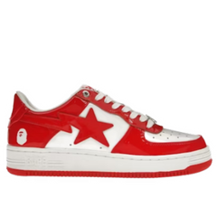 Bape Bapesta Low Red Varnish