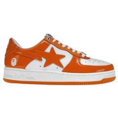 Bape Bapesta Low Orange & White