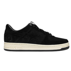 Bape Bapesta Low Black Suede