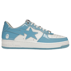 Bape Bapesta Low Babyblue Shiny