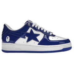 Bape Bapesta Low Navyblue Shiny