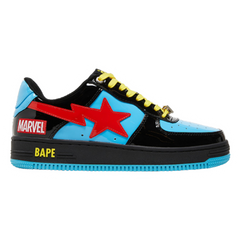 Bape Bapesta Low Marvel Black Widow