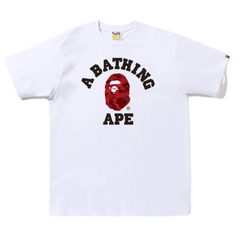 Bape Brown A Bathing Bape T-Shirt White