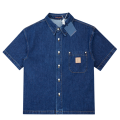 Louis Vuitton Jeans Shirt Blue