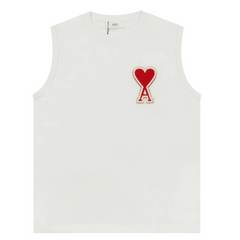 Ami Paris Tanktop Beige