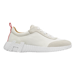 Hermes Bouncing Red Loop Sneakers White