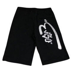 Evise Big Backprint Shorts Black