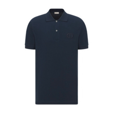 Dior CD Icon Polo Shirt Blue