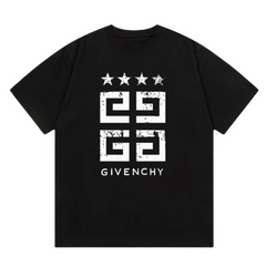 Givenchy 4G Stars T-Shirt Black & White