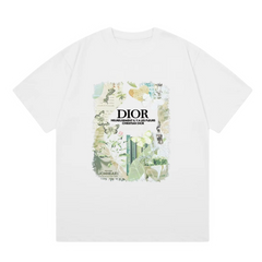 Dior Flowers & Butterflies T-Shirt White