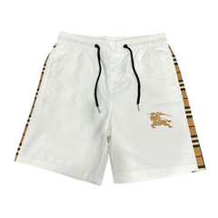 Burberry Shorts White & Beige