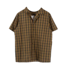 Acne Studios Squared Polo Shirt Brown