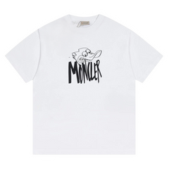Moncler Duck Print T-Shirt White