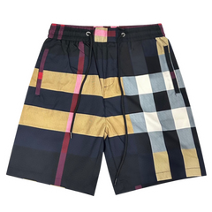 Burberry Swimming Shorts Black/Beige/Grey