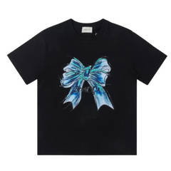 Gucci Blue Tie T-Shirt Black