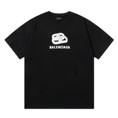 Balenciaga Chained BB Print T-Shirt White