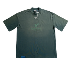 Vetements V-Cut T-Shirt Washed Green