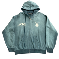Hellstar Studios Zip Up Hoodie Green