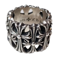Chrome Hearts Silver Cross Ring