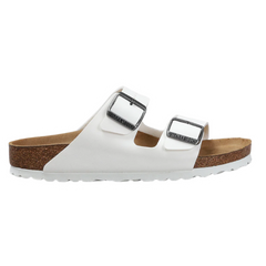 Birkentock Arizona Pantolettes White