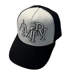 Amiri Cap Black & White