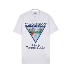 Casablanca St. Barth Tennis Club T-Shirt White