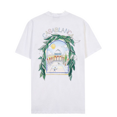 Casablanca L'arche de Tennis T-Shirt White