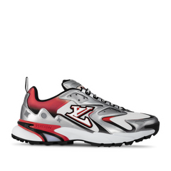 Louis Vuitton Runner Tatic Red & Silver