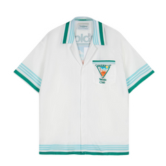 Casablanca Summer Shirt White & Green